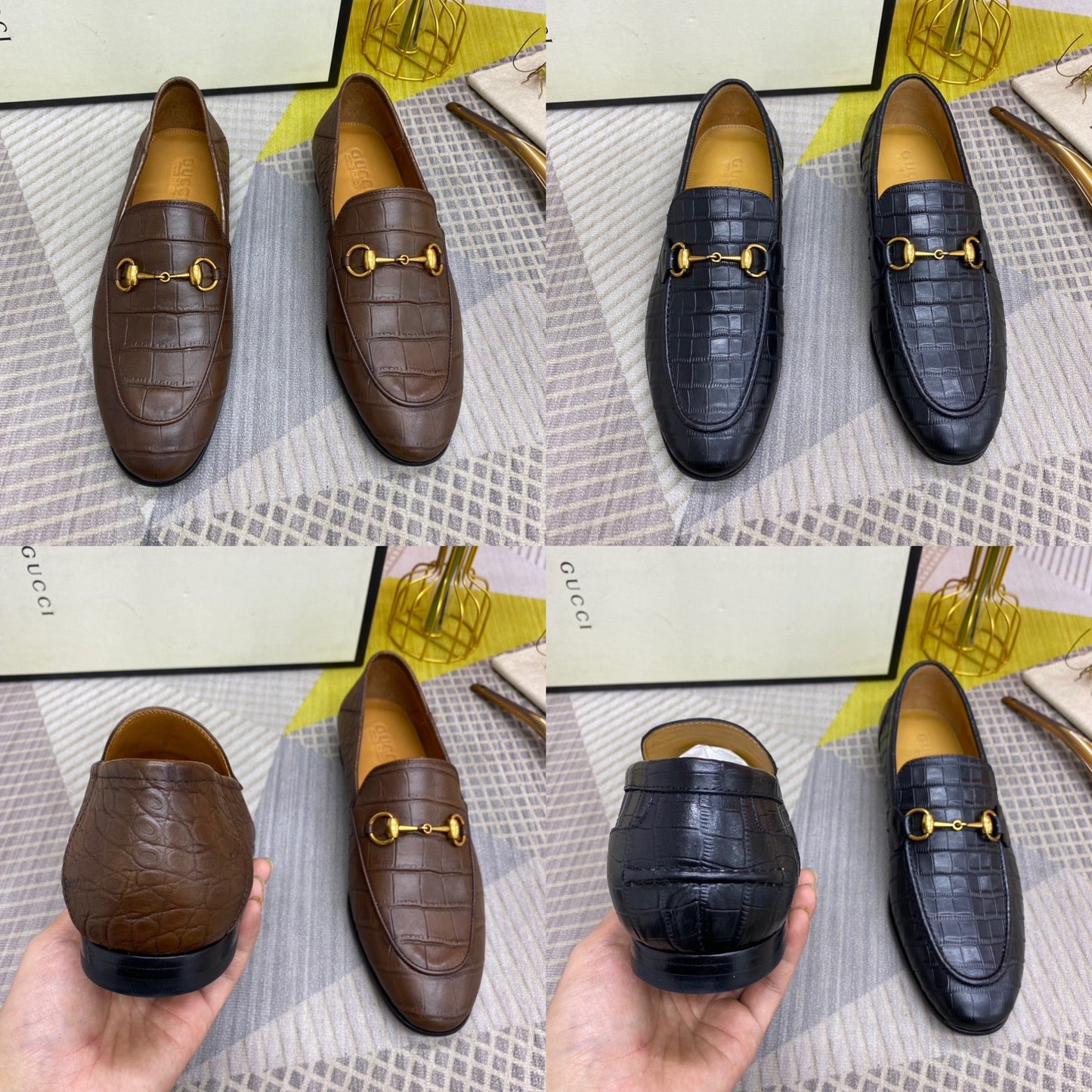 GG Embossed Loafers