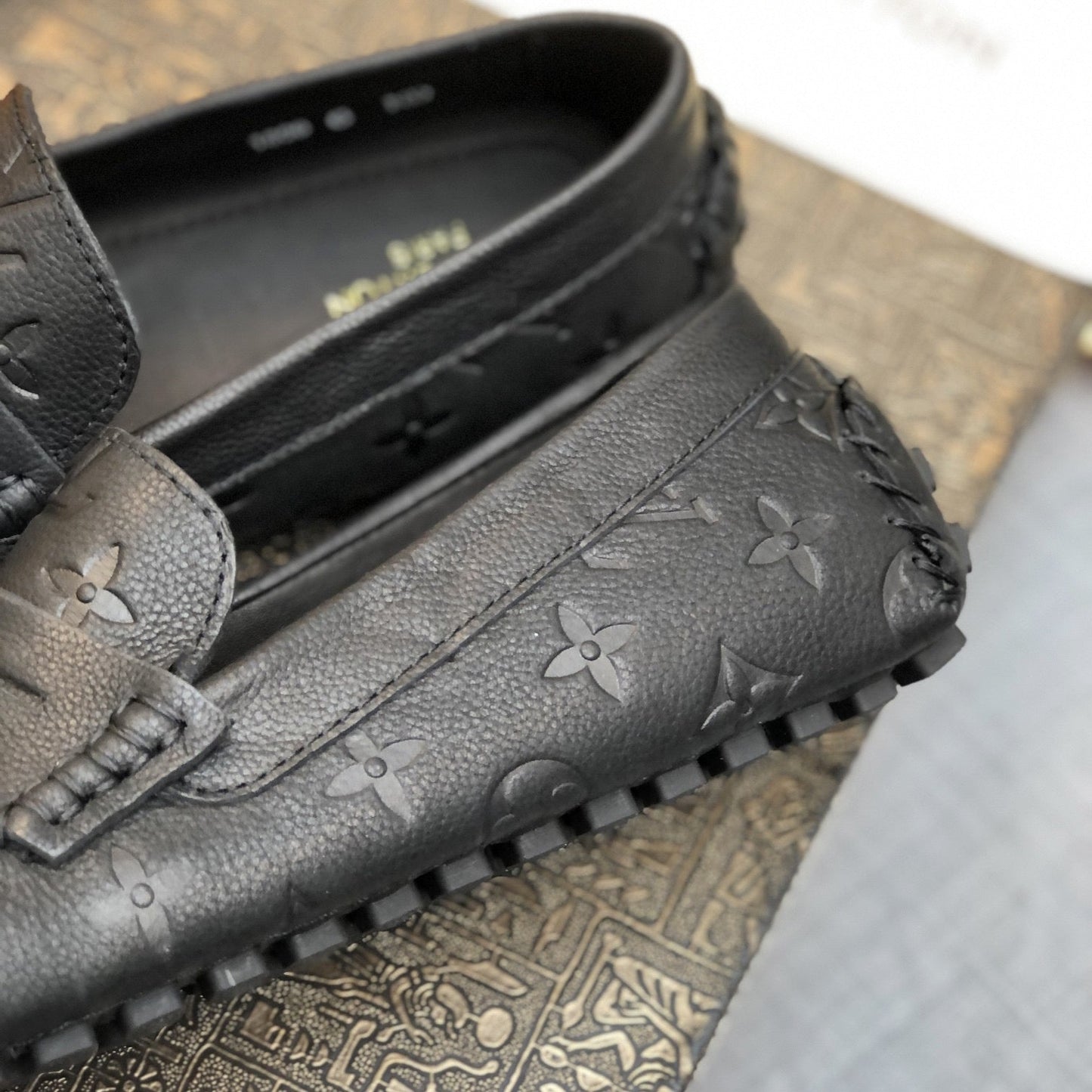 Embossed Loafers