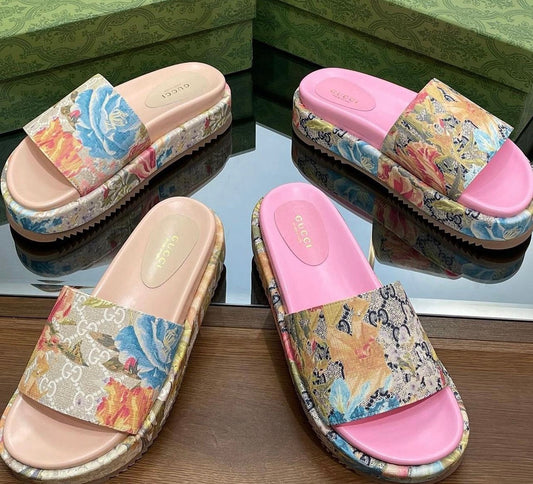 GG Flora Slide Sandal