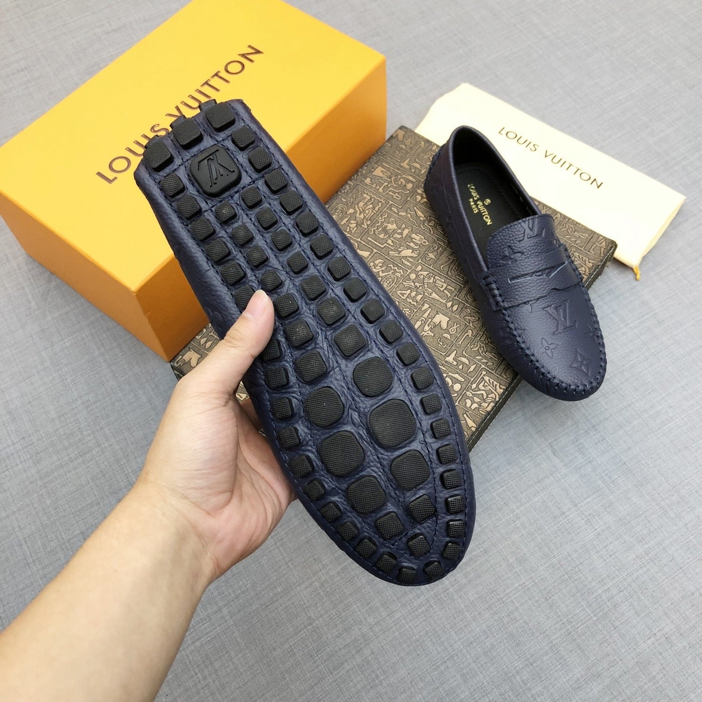 Embossed Loafers