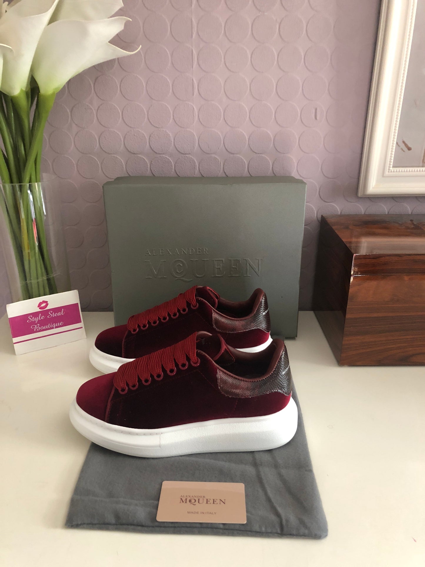 Oversized Sneaker Velvet