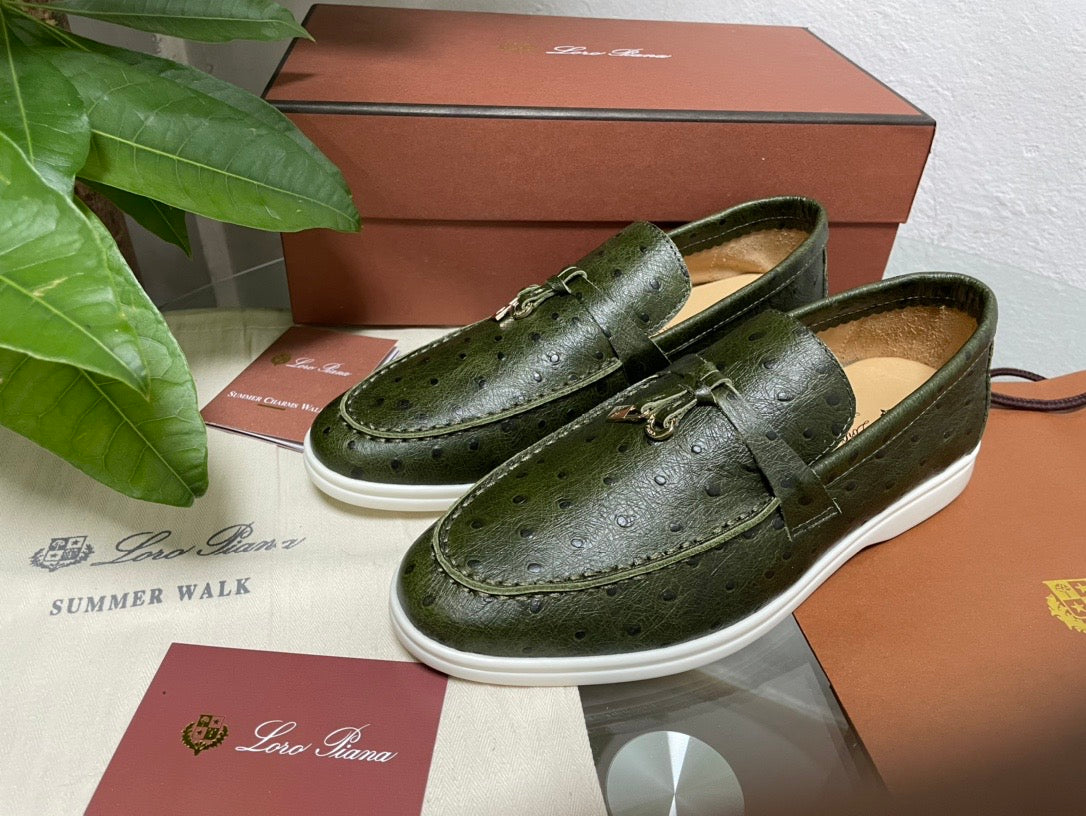 Embossed Loafers