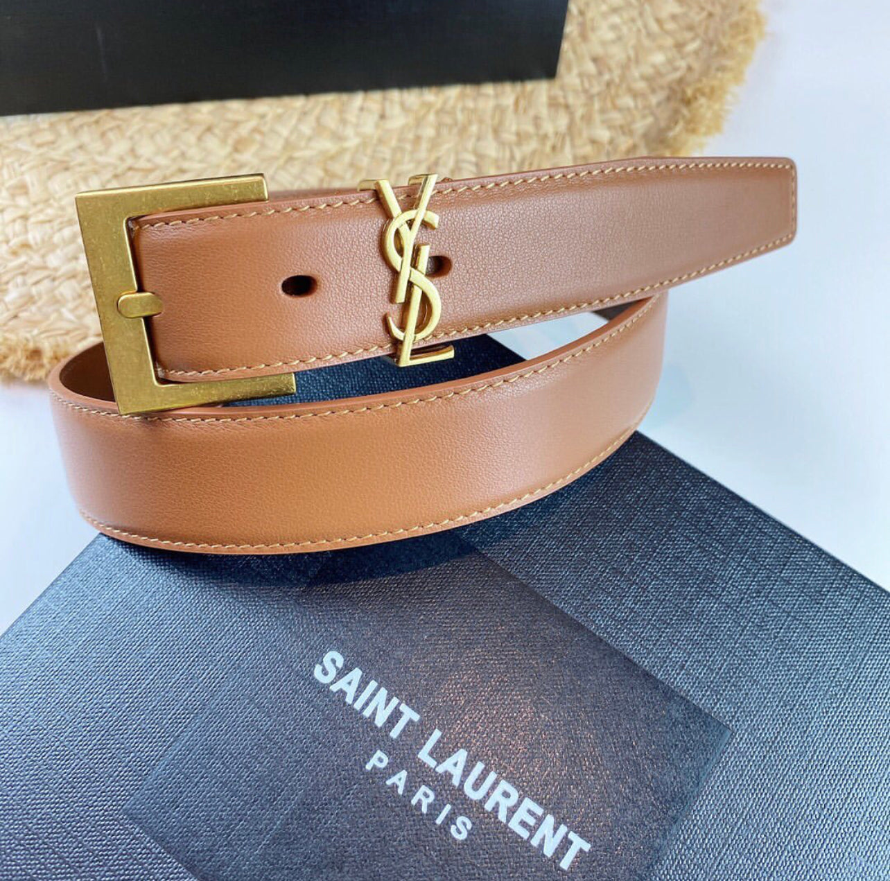 Monogram Thin Belt