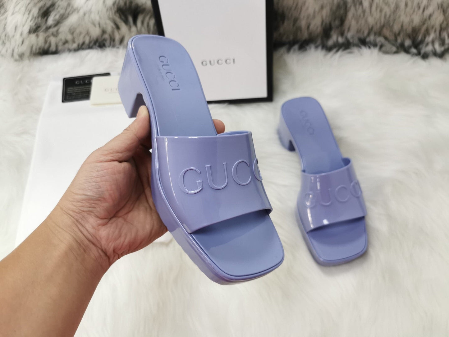 Rubber Slide Sandals