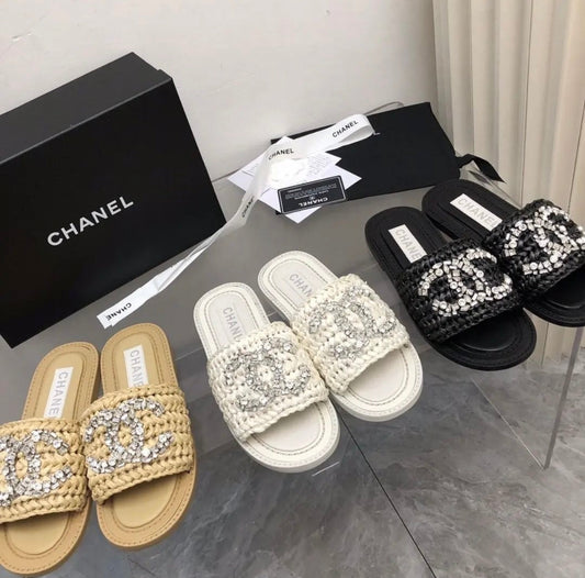 CC Raffia Sandals