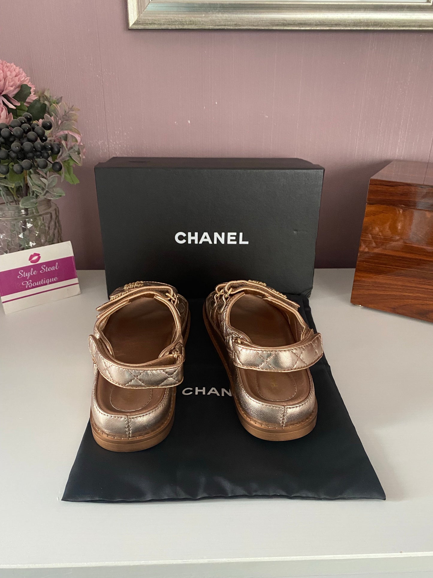 CC Leather Sandals