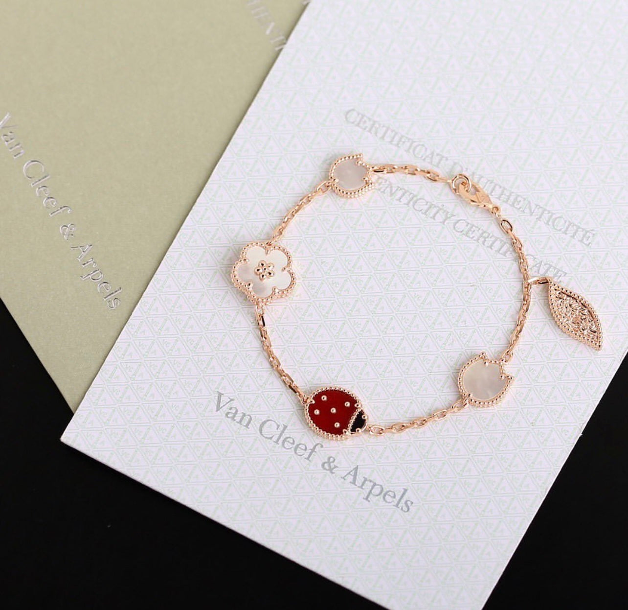 Alhambra Ladybird Bracelet